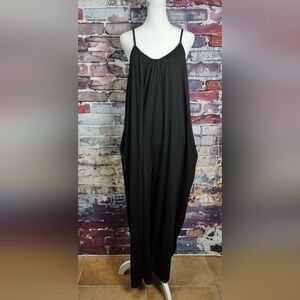 Wide Leg Cropped Jumpsuit
